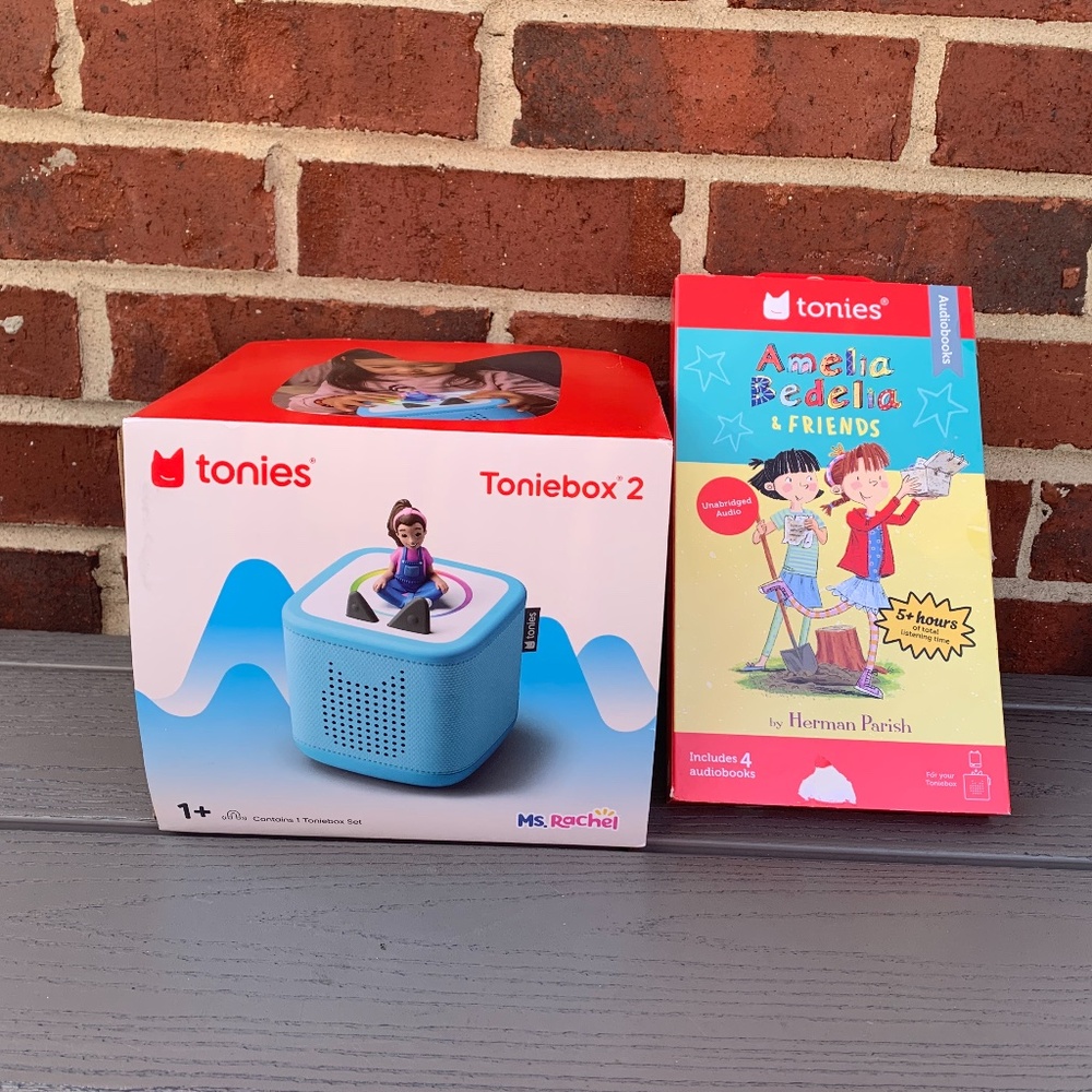 Tonies Ms. Rachel Toniebox 2 Starter Set and Amelia Bedelia AudioBooks